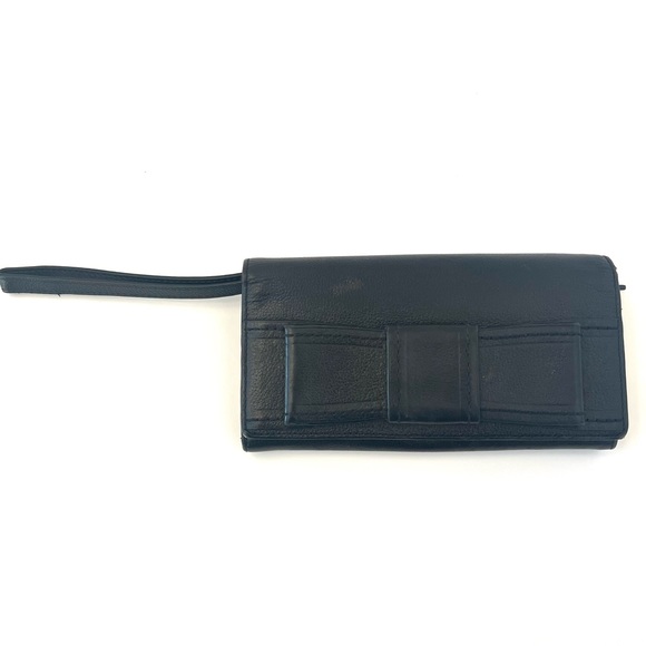 Kate Spade Black Bow Wristlet Wallet B#28 - Picture 2 of 14